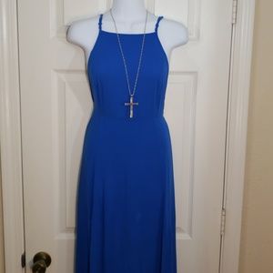Cerulean Blue Maxi Dress